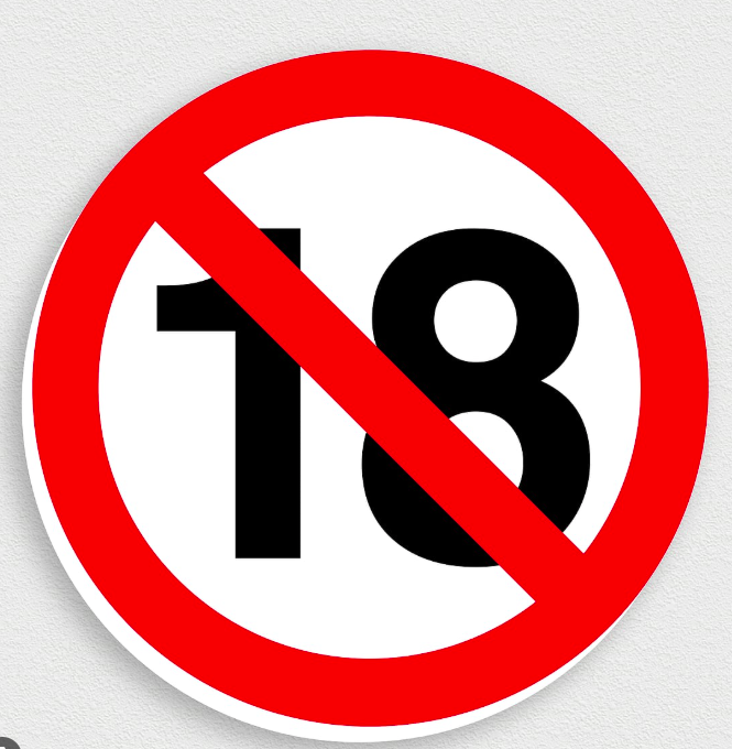 Interdit aux moins de 18 ans